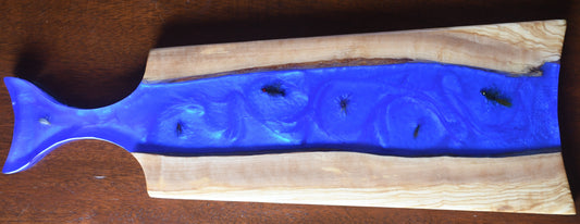 Flies on the River Fishtail Charcuterie Board